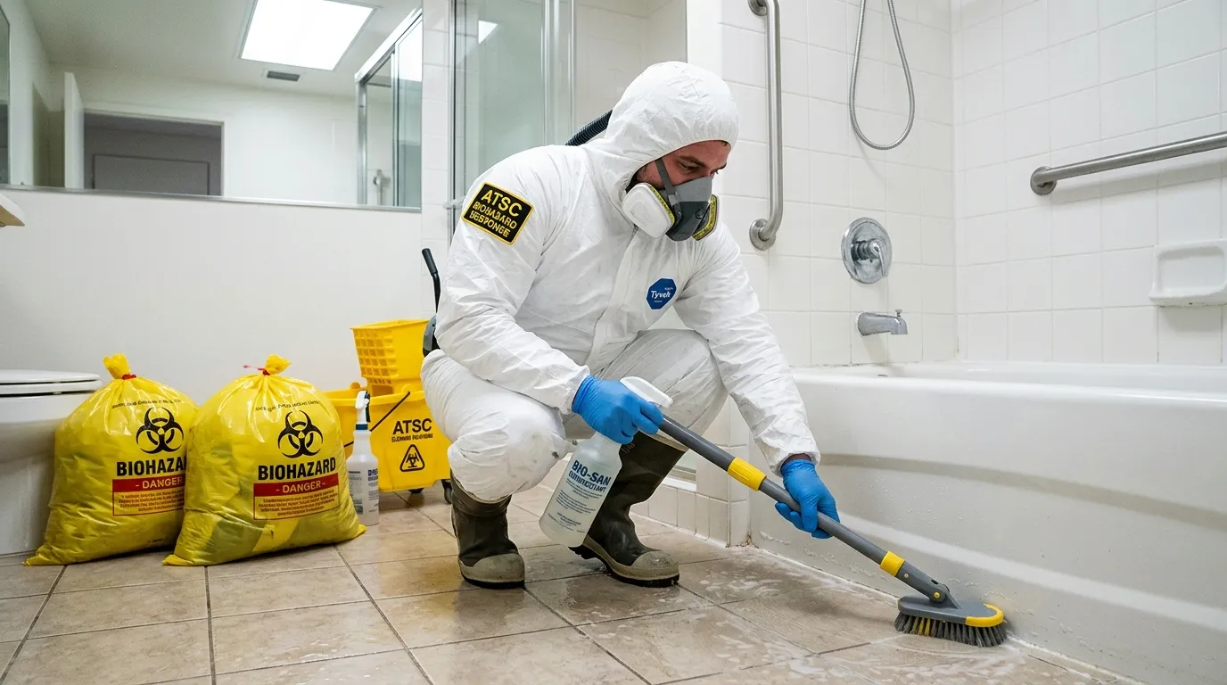 Decontamination equipment deployed for Blood Cleanup in Sharon